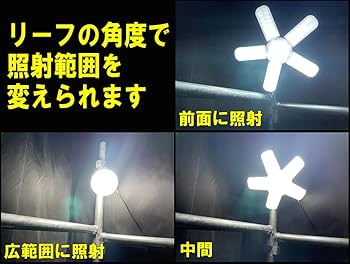 Amazon.co.jp: SK11(エスケー11) LEDリーフライト2 屋内用 60W 7200lm